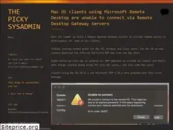 Sites similar to pickysysadmin.ca