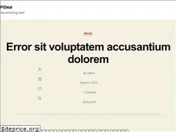 Sites similar to pideal.com