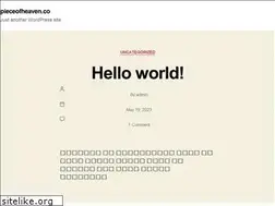 Sites similar to pieceofheaven.co