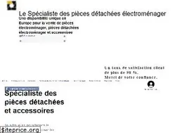 Sites similar to pieces-electromenager.fr