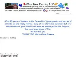 Sites similar to piecetimepuzzles.com