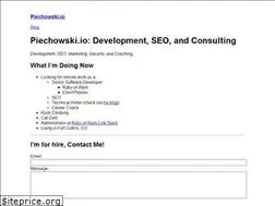 Sites similar to piechowski.io