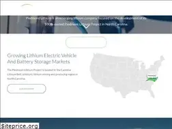Sites similar to piedmontlithium.com