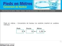 Sites similar to piedsenmetres.com