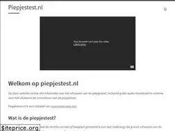 Sites similar to piepjestest.nl