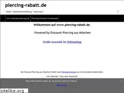 Sites similar to piercing-rabatt.de
