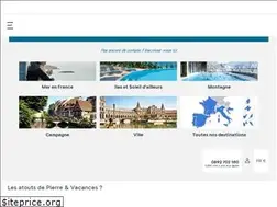 Sites similar to pierreetvacances.fr