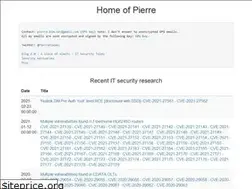 Sites similar to pierrekim.github.io