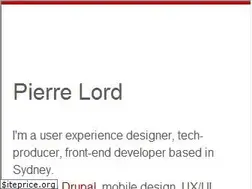 Sites similar to pierrelord.com
