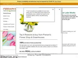 Sites similar to piersonsflowershop.com