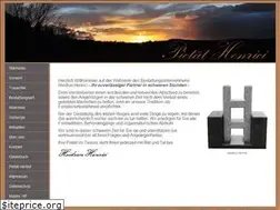 Sites similar to pietaet-henrici.de