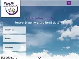 Sites similar to pietaet.at