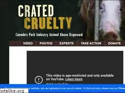 Sites similar to pigcruelty.mercyforanimals.org