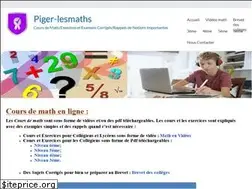 Sites similar to piger-lesmaths.fr