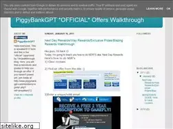 Sites similar to piggybankgptoffers.blogspot.com