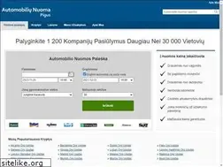 Sites similar to pigusautomobiliunuoma.com
