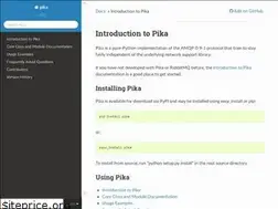 Sites similar to pika.readthedocs.io