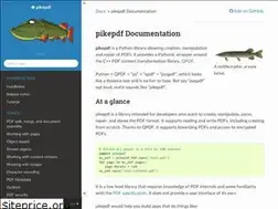 Sites similar to pikepdf.readthedocs.io