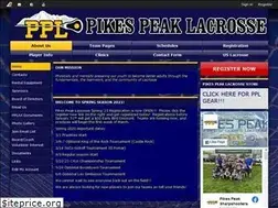 Sites similar to pikespeaklacrosse.com