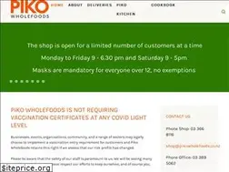 Sites similar to pikowholefoods.co.nz