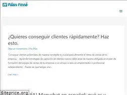 Sites similar to pilarferre.com