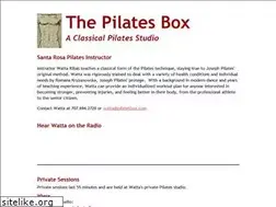 Sites similar to pilatesbox.com