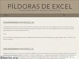 Sites similar to pildorasdeexcel.wordpress.com