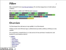 Sites similar to pillow.readthedocs.io