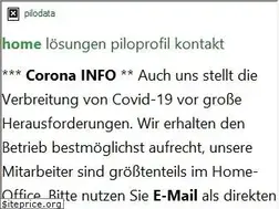 Sites similar to pilodata.de