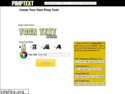Sites similar to pimptext.com