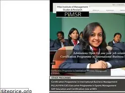 Sites similar to pimsr.ac.in