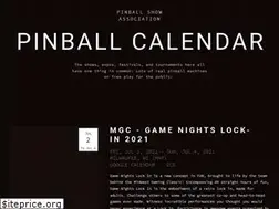 Sites similar to pinballcalendar.com