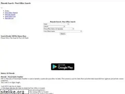 Sites similar to pincodesearch.in