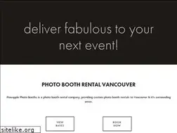 Sites similar to pineapplephotobooth.net