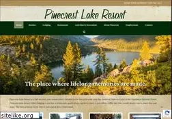 Sites similar to pinecrestlakeresort.com
