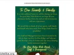 Sites similar to pineridgeduderanch.com