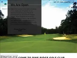 Sites similar to pineridgegc.com