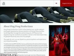 Sites similar to pingpongarts.org