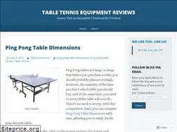 Sites similar to pingpongreview.wordpress.com