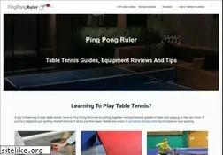 Sites similar to pingpongruler.com