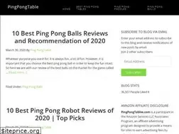 Sites similar to pingpongtablee.com
