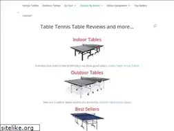 Sites similar to pingpongtablereviews.com