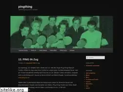 Sites similar to pingthing.ch