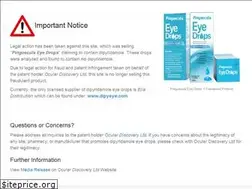 Sites similar to pingueculaeyedrops.com