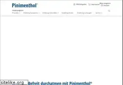 Sites similar to pinimenthol.de