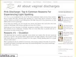 Sites similar to pinkdischarge.net