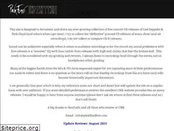 Sites similar to pinkfloydlive.com