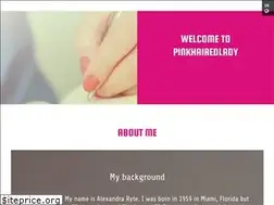 Sites similar to pinkhairedlady.com