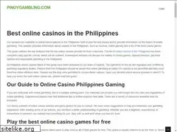Sites similar to pinoygambling.com