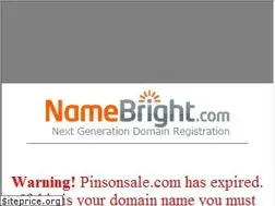 Sites similar to pinsonsale.com